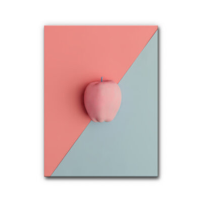 Akustikbild ♥Fruits - Apfel Lachs/Mint