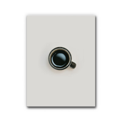 Akkustikbild Kaffeepause beige