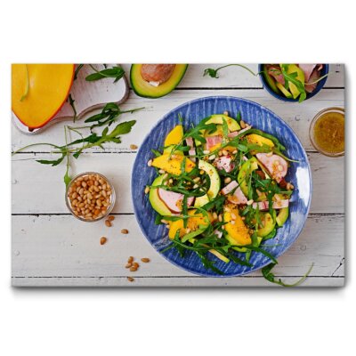 Akustikbild Mango-Salat mit Avocado