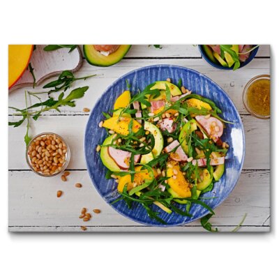 Akustikbild Mango-Salat mit Avocado