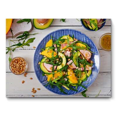 Akustikbild Mango-Salat mit Avocado