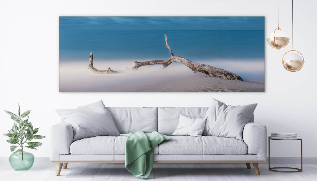 Akustikbild Treibgut im Nebel (auch Panorama bis 400 cm)