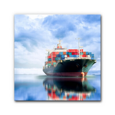 Akustikbild Frachtschiff