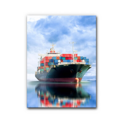 Akustikbild Frachtschiff