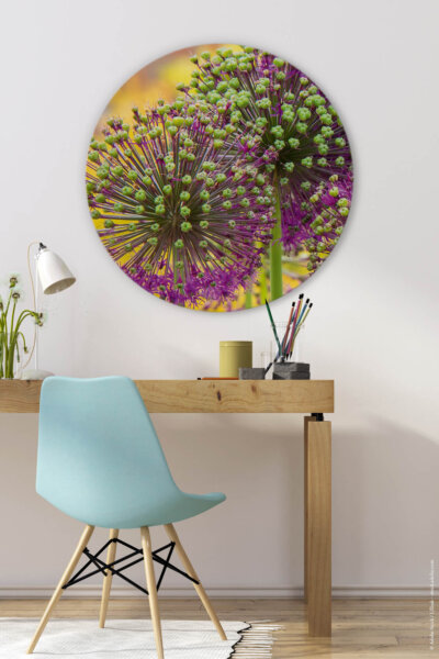 Rundes Akustikbild Allium I