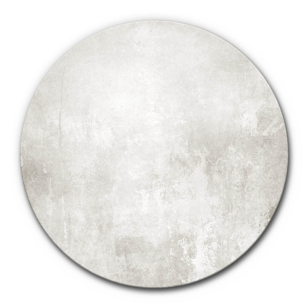 Rundes Akustikbild Warm Silver