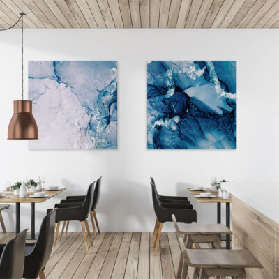 Akustikbild Abstract Blue 2