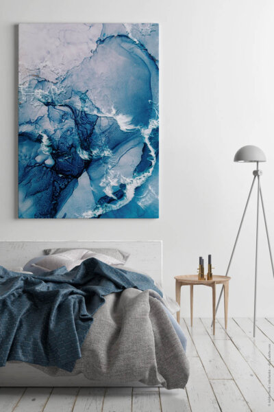 Akustikbild Abstract Blue 2