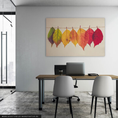 Akustikbild Rainbow Leaves