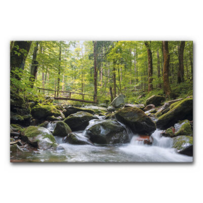 Akustikbild Wasser mit Brücke