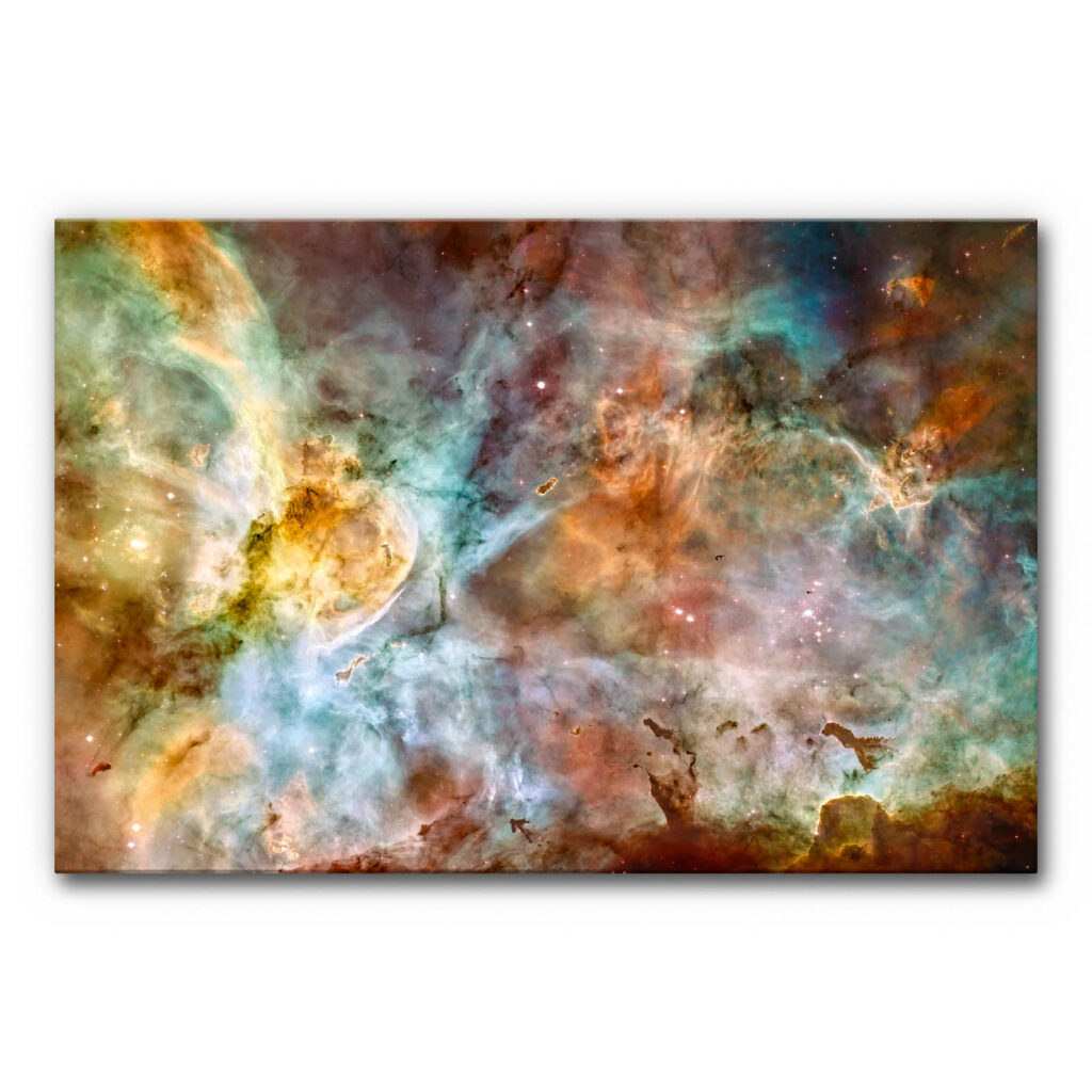 Abstraktes Akustikbild Weltraumnebel