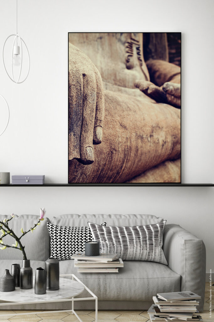 Akustikbild Buddha Bhumisparsha Mudra