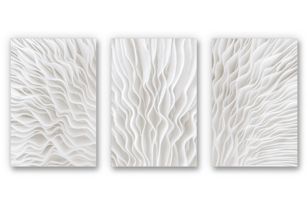 3er Set Akustikbild Flow