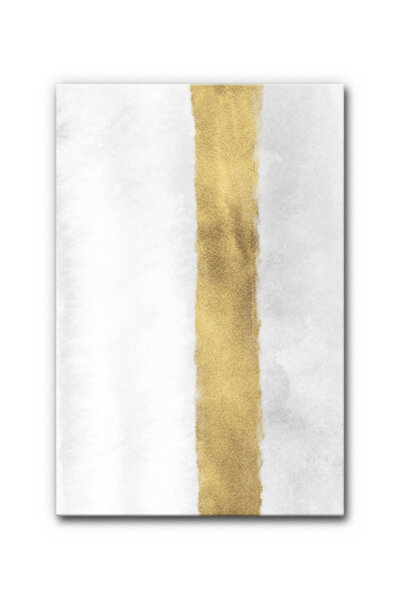 Akustikbild Aquarell mit Gold