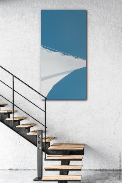 Akustikbild Blau-Weißes Glück