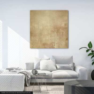 Akustikbild Abstrakt Gold