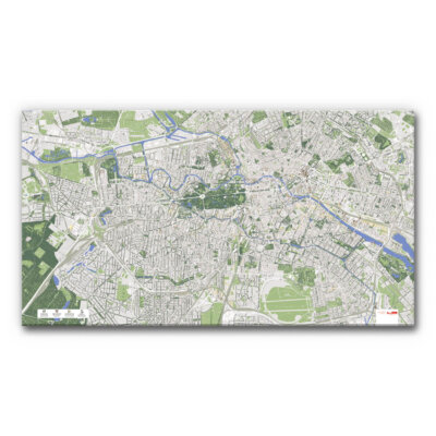 Akustikbild Stadtplan Berlin Plan-Projekte