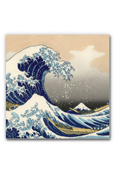 Akustikbild Die große Welle von Kanagawa