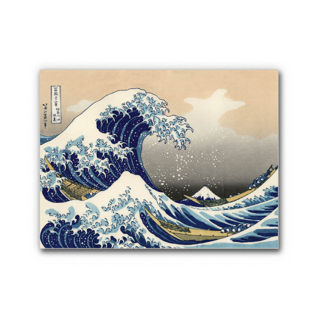 Akustikbild Die große Welle von Kanagawa