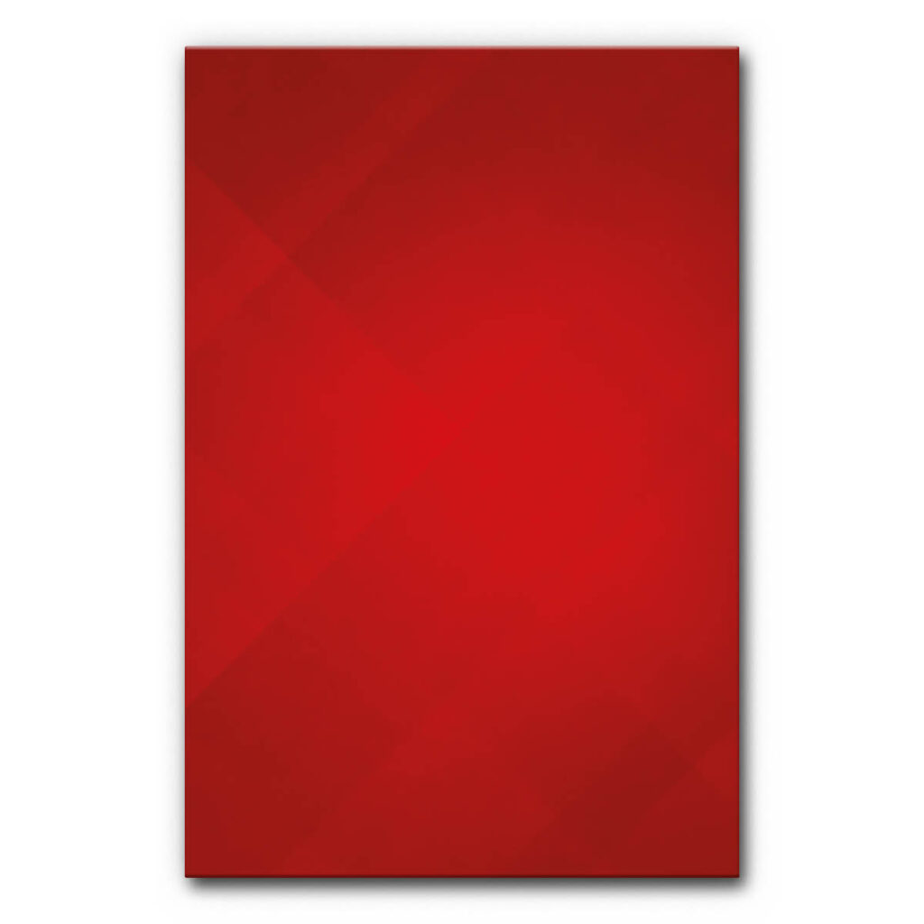 Akustikbild Abstrakt Rot (Farbe individualisierbar)