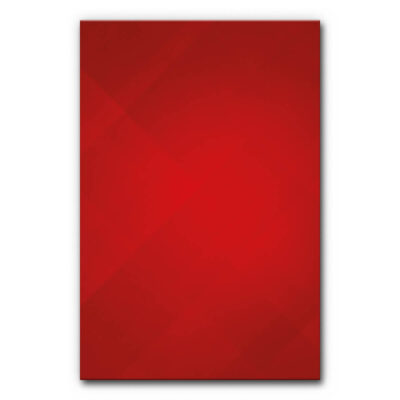 Akustikbild Abstrakt Rot (Farbe individualisierbar)