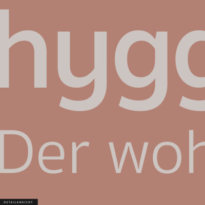 Akustikbild Spruch: Hygge