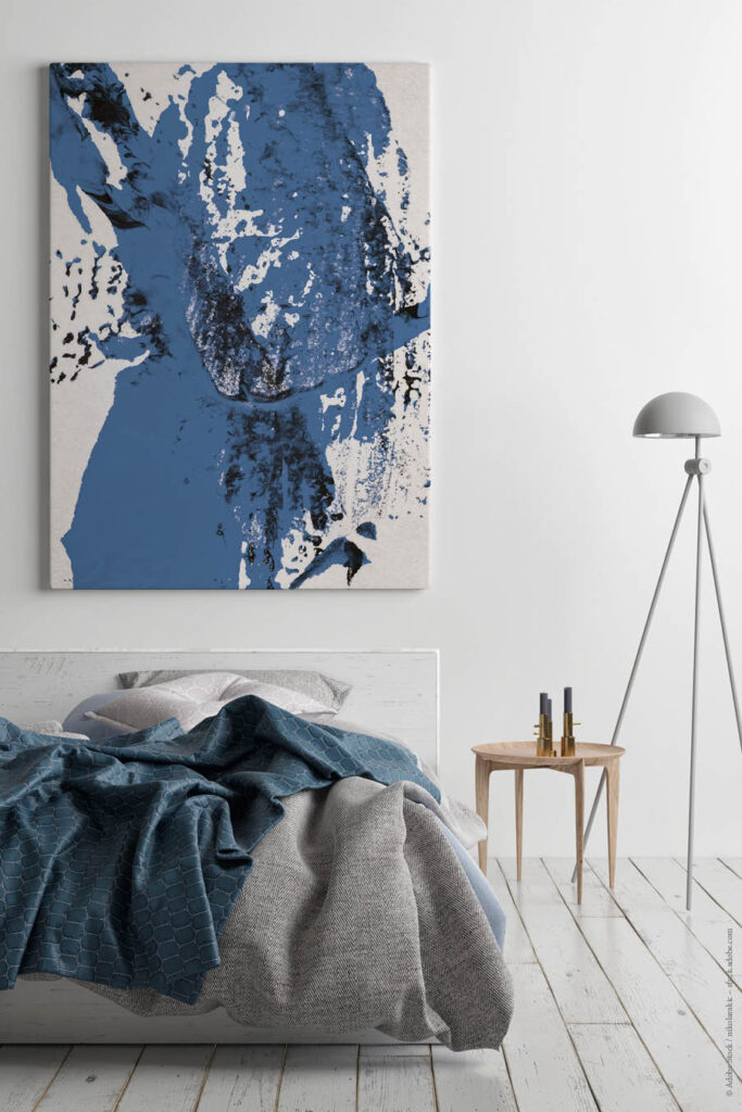 Akustikbild Abstract Blue