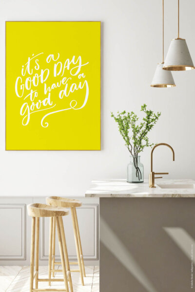 Akustikbild Spruch: It's A Good Day
