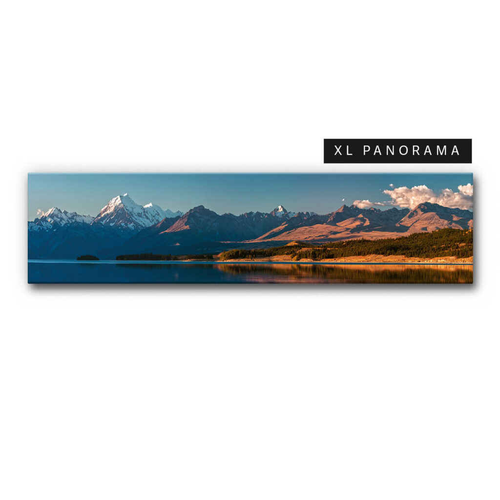 Akustikbild Panorama Aoraki in Neuseeland (auch als Panorama bis 400 cm)