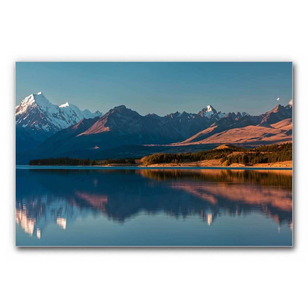 Akustikbild Panorama Aoraki in Neuseeland (auch als Panorama bis 400 cm)