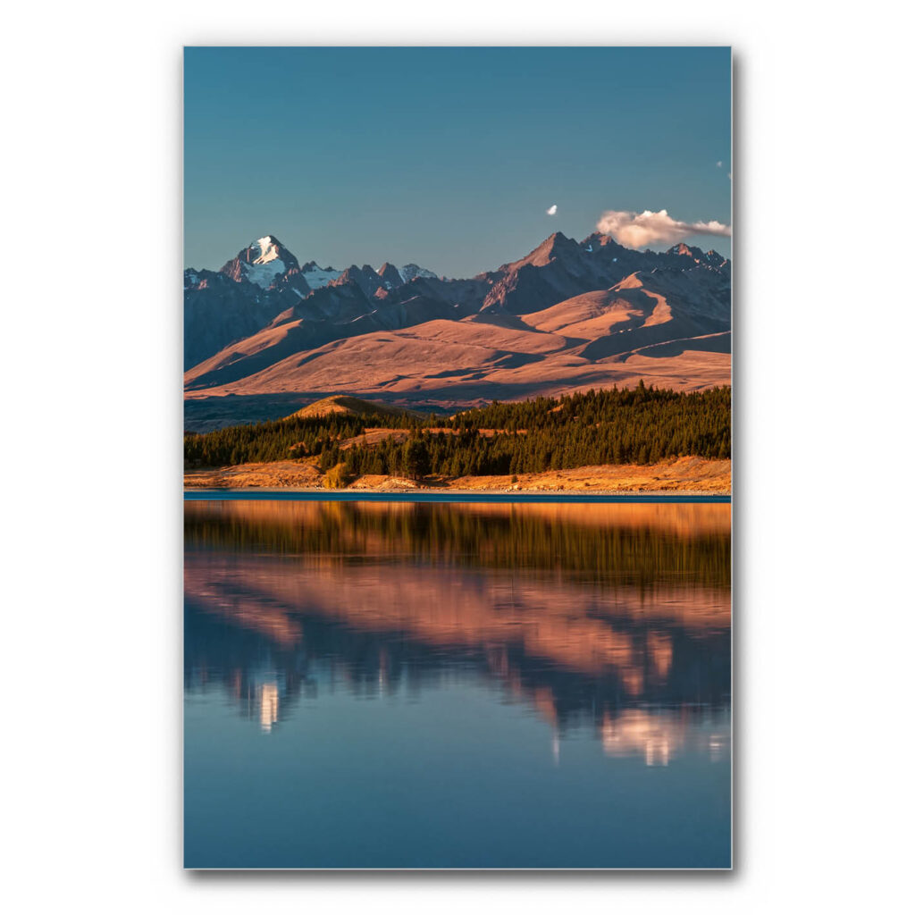 Akustikbild Panorama Aoraki in Neuseeland (auch als Panorama bis 400 cm)