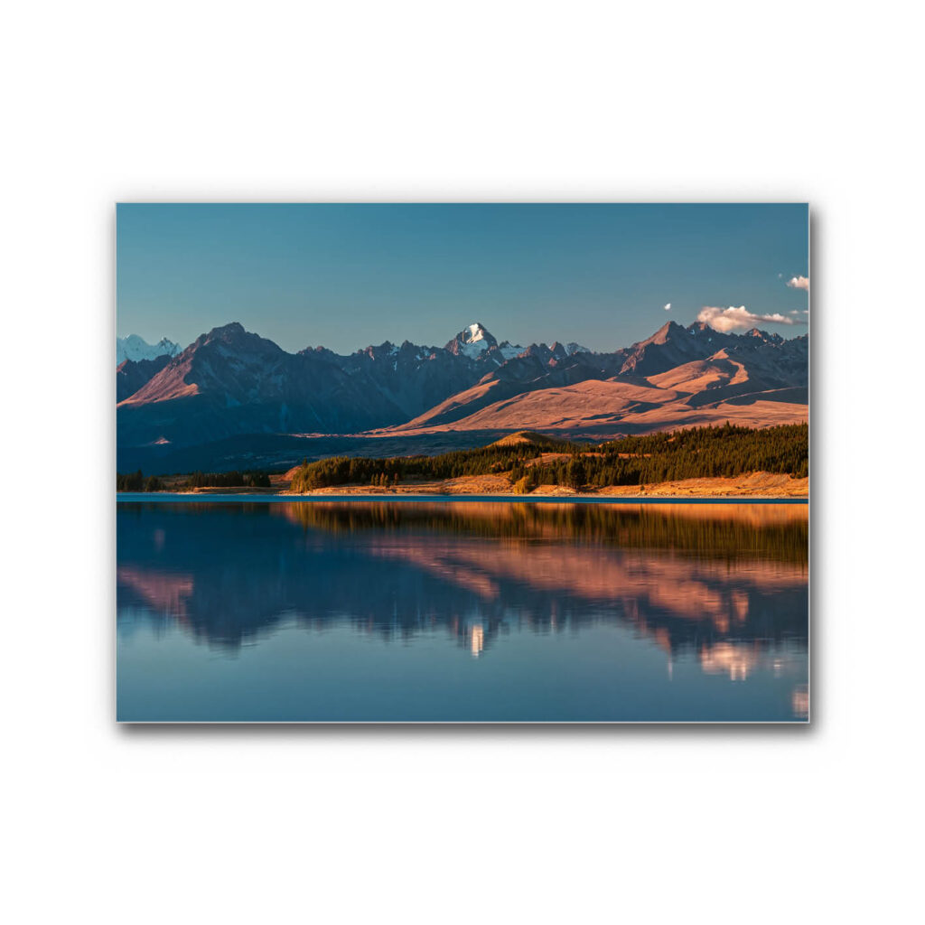 Akustikbild Panorama Aoraki in Neuseeland (auch als Panorama bis 400 cm)