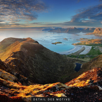 Akustikbild Norwegischer Fjordtraum (auch als Panorama bis 400 cm)